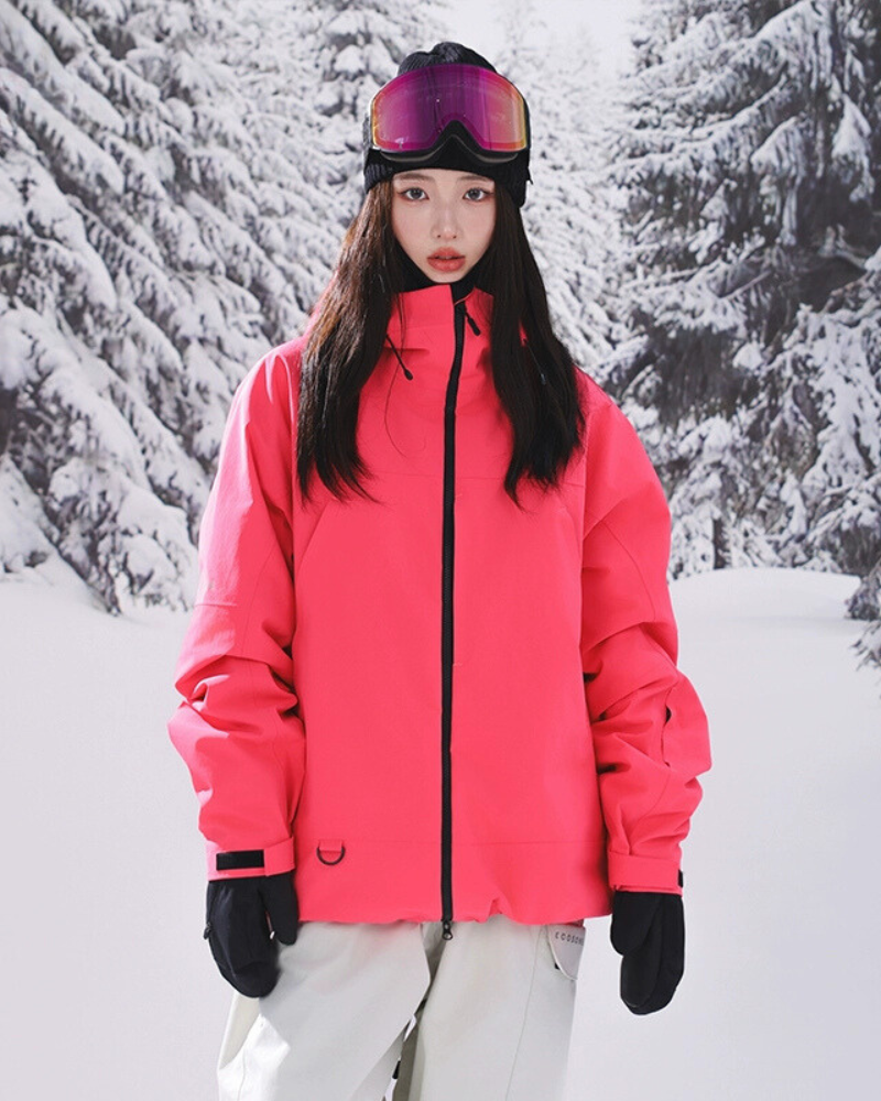 Ski Wear Breathable Waterproof 3L Snow Jacket - Women&