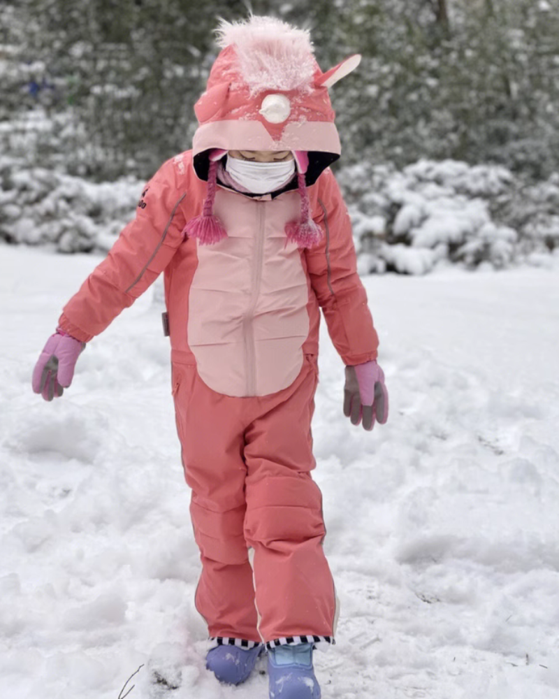 Ski Wear Cartoon Kids One-Piece Ski Suit