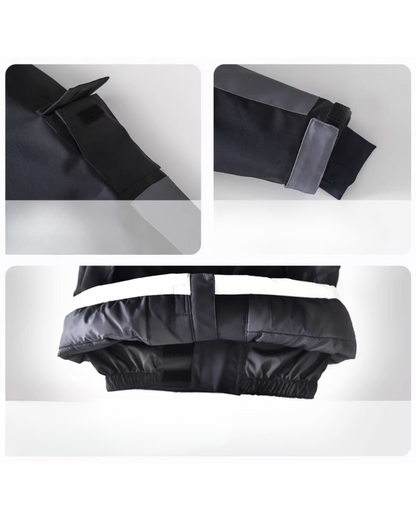 Ski Wear Color Block Waterproof Jacket&amp;Bibs Kids Snow Suit (Single Unit Available)