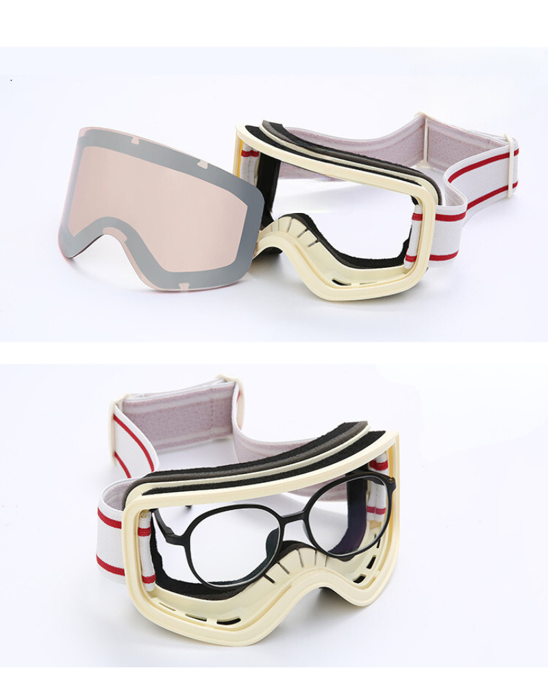 Ski Wear Double Layer Polarized Anti-fog Unisex Ski Goggles