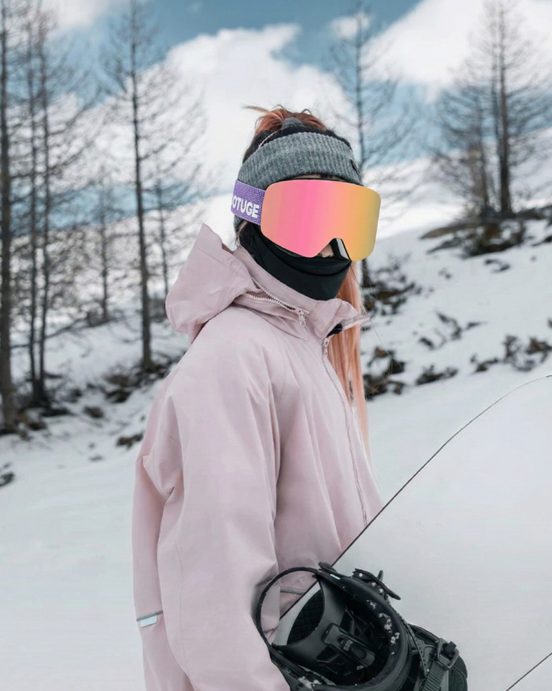 Ski Wear Double-Layer Ski &amp; Snowboard Goggles