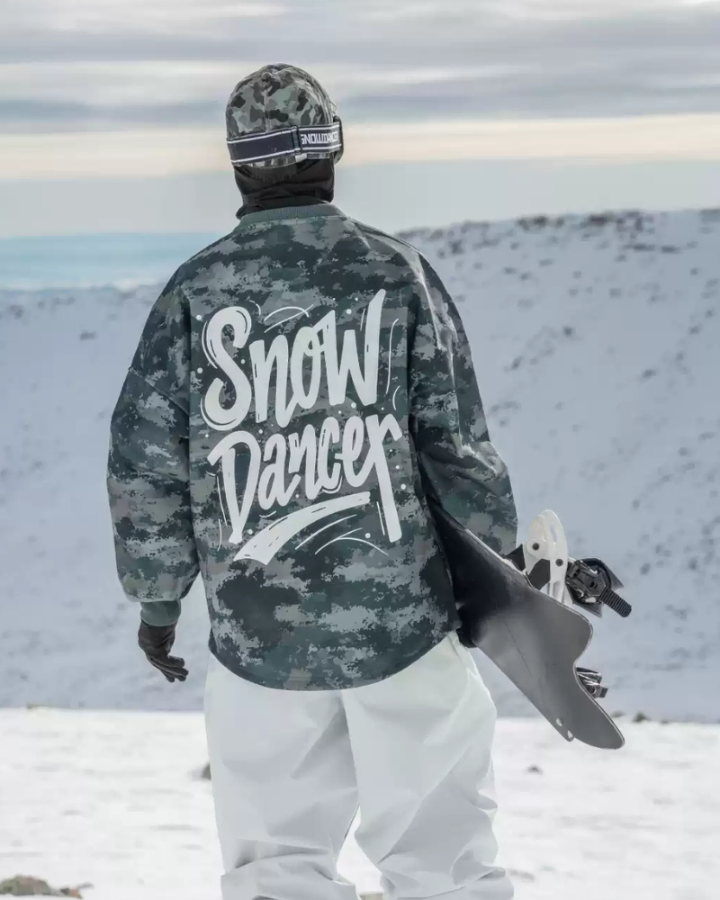 Ski Wear Fleece-Lined Waterproof Ski Sweatshirt -Unisex