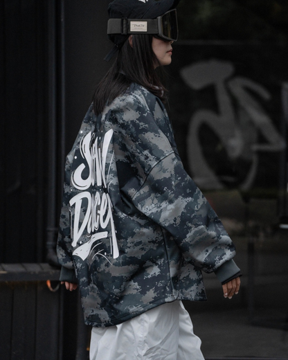 Ski Wear Fleece-Lined Waterproof Ski Sweatshirt -Unisex