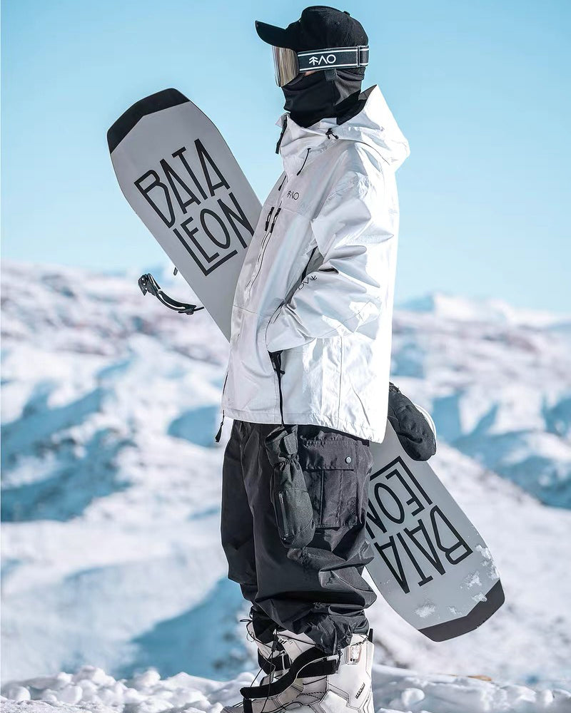 Ski Wear Fleece Lining 3L Waterproof Ski Jacket -Unisex