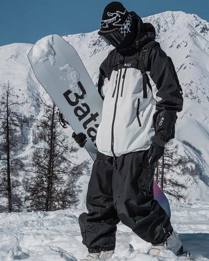 Ski Wear Fleece Lining 3L Waterproof Ski Jacket -Unisex