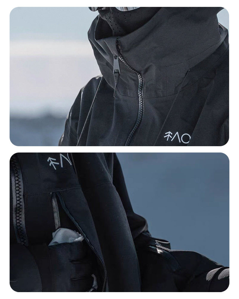 Ski Wear Fleece Lining 3L Waterproof Ski Jacket -Unisex