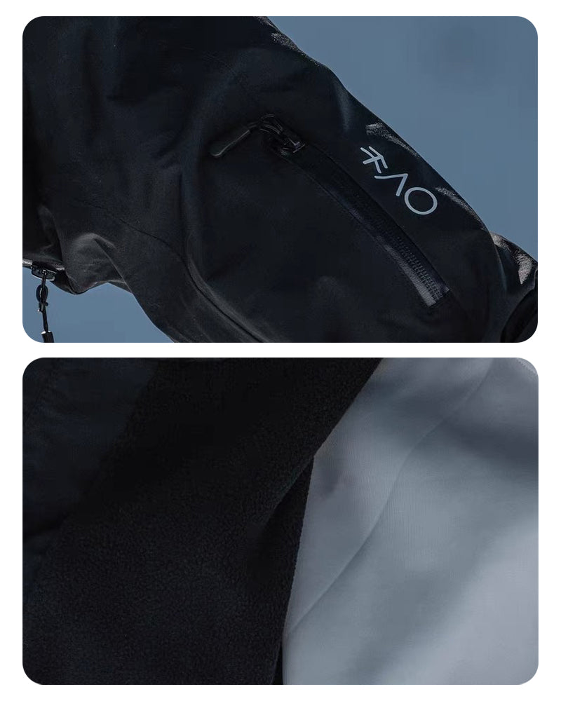 Ski Wear Fleece Lining 3L Waterproof Ski Jacket -Unisex