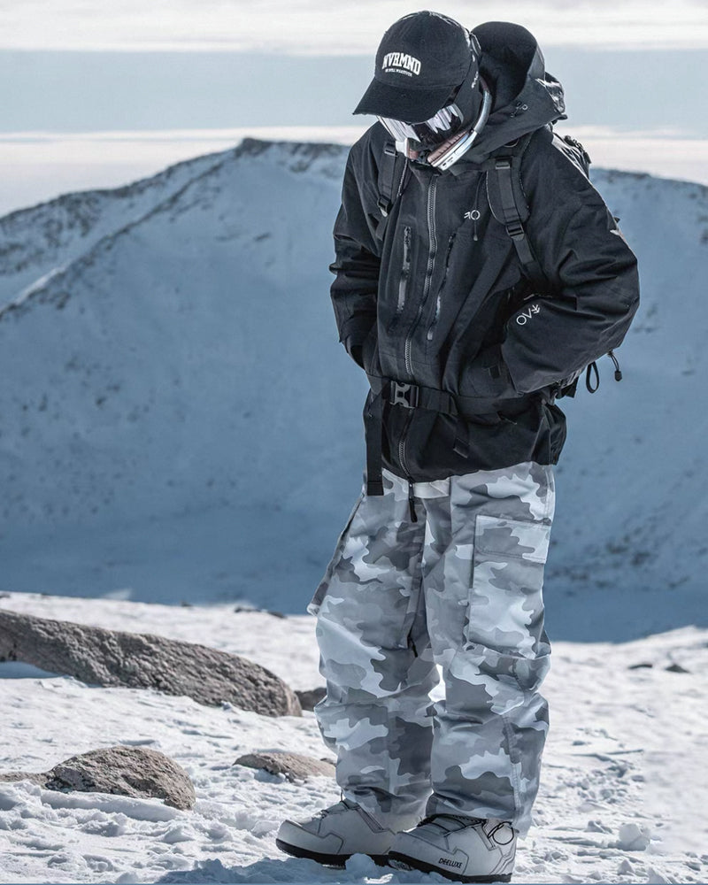 Ski Wear Fleece Lining 3L Waterproof Ski Jacket -Unisex