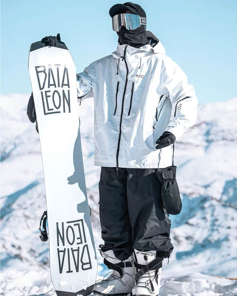 Ski Wear Fleece Lining 3L Waterproof Ski Jacket -Unisex