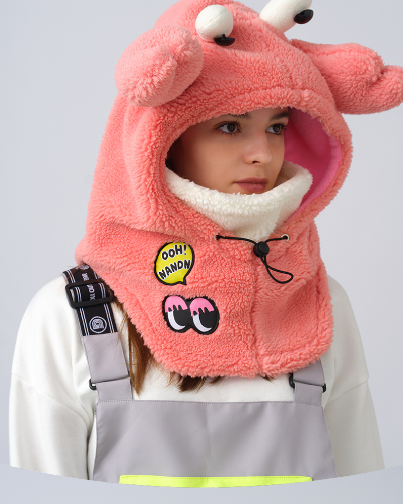 Ski Wear Fluffy &amp; Adorable Unisex Face Mask