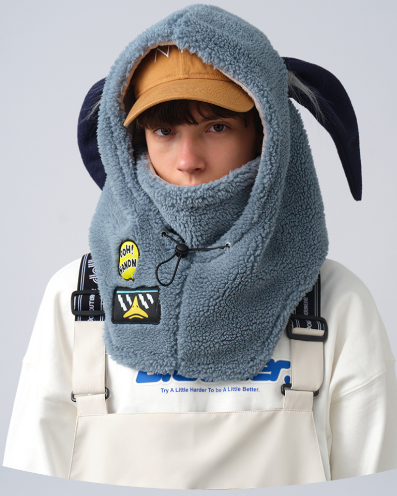 Ski Wear Fluffy & Adorable Unisex Face Mask