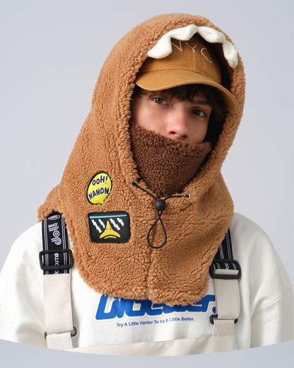 Ski Wear Fluffy &amp; Adorable Unisex Face Mask