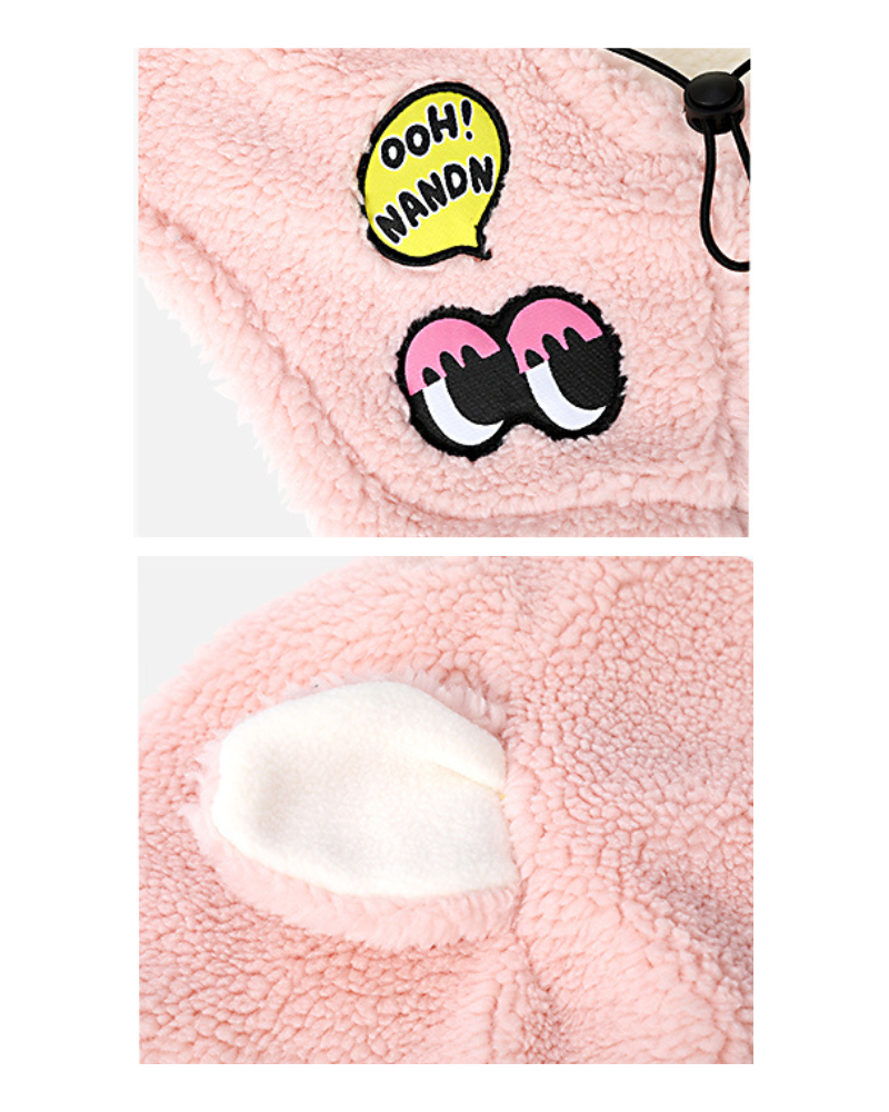 Ski Wear Fluffy & Adorable Unisex Face Mask