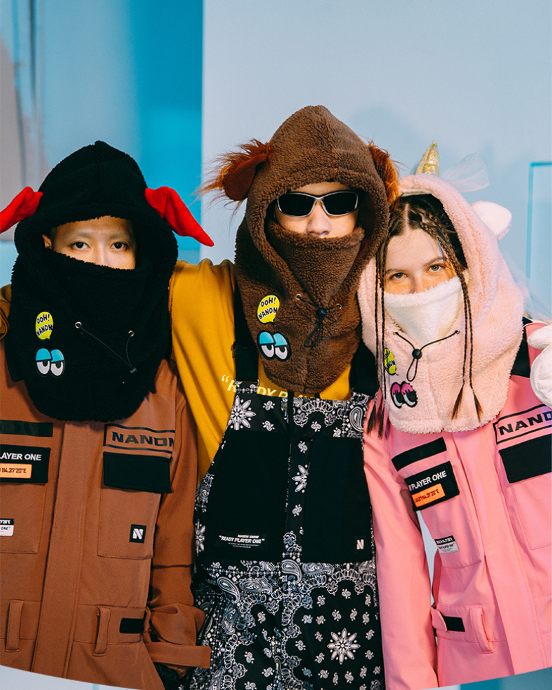 Ski Wear Fluffy &amp; Adorable Unisex Face Mask