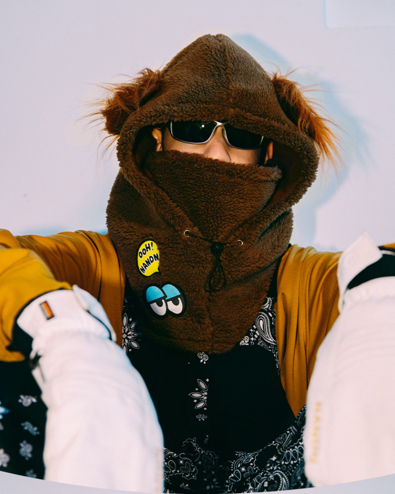 Ski Wear Fluffy &amp; Adorable Unisex Face Mask