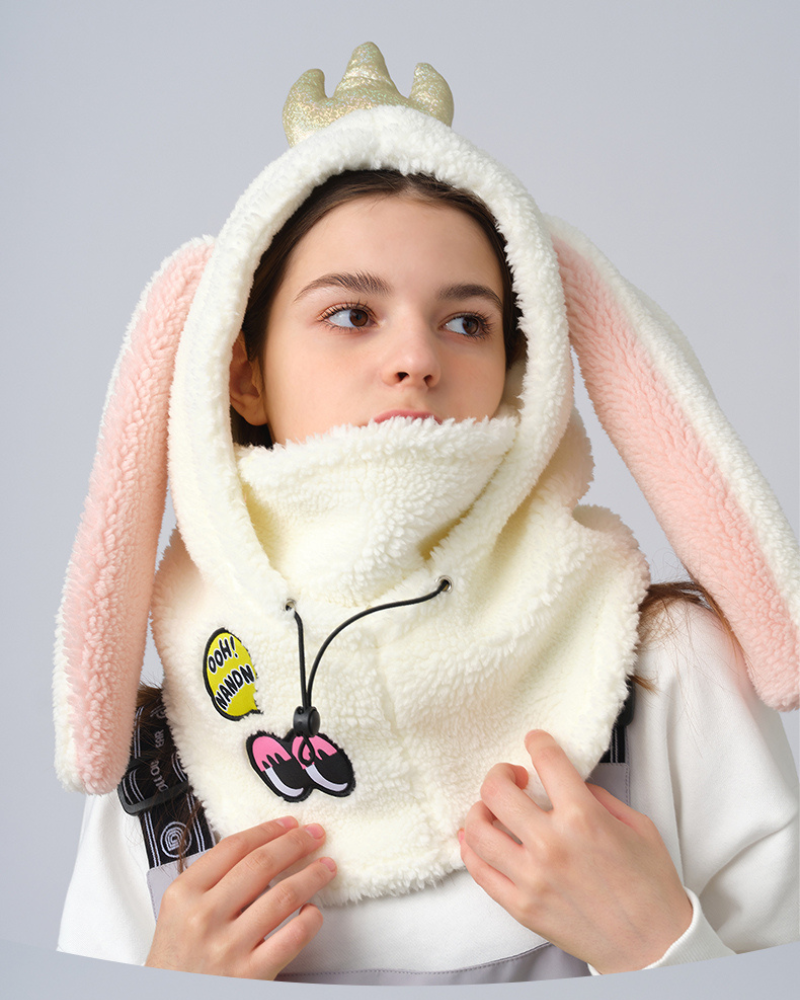 Ski Wear Fluffy & Adorable Unisex Face Mask