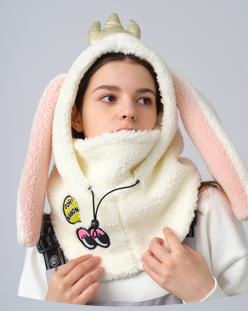 Ski Wear Fluffy &amp; Adorable Unisex Face Mask