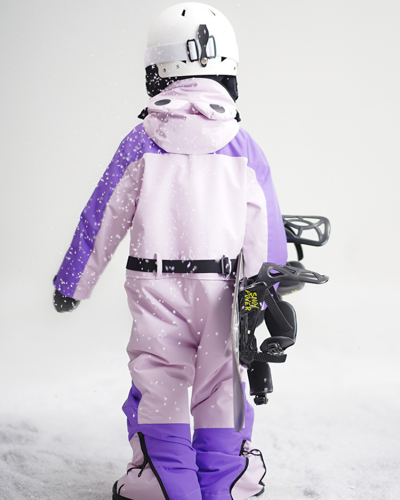 Ski Wear Frog Head Outdoor Kids One-Piece Ski Suit