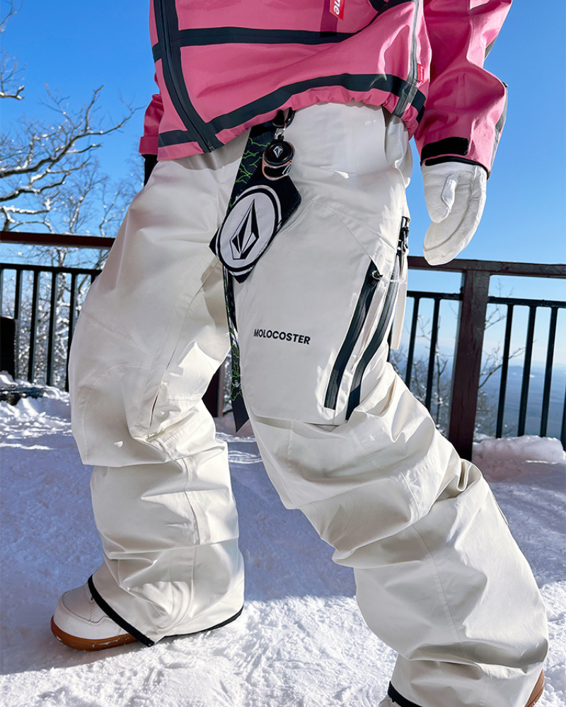 Ski Wear Waterproof Insulated Baggy Snow Pants