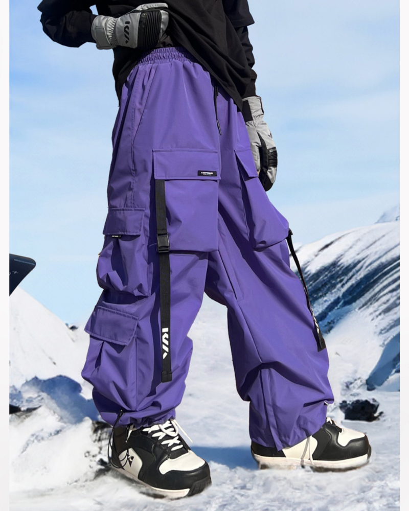 Ski Wear Snow Gear Unisex Cargo Snow Pants