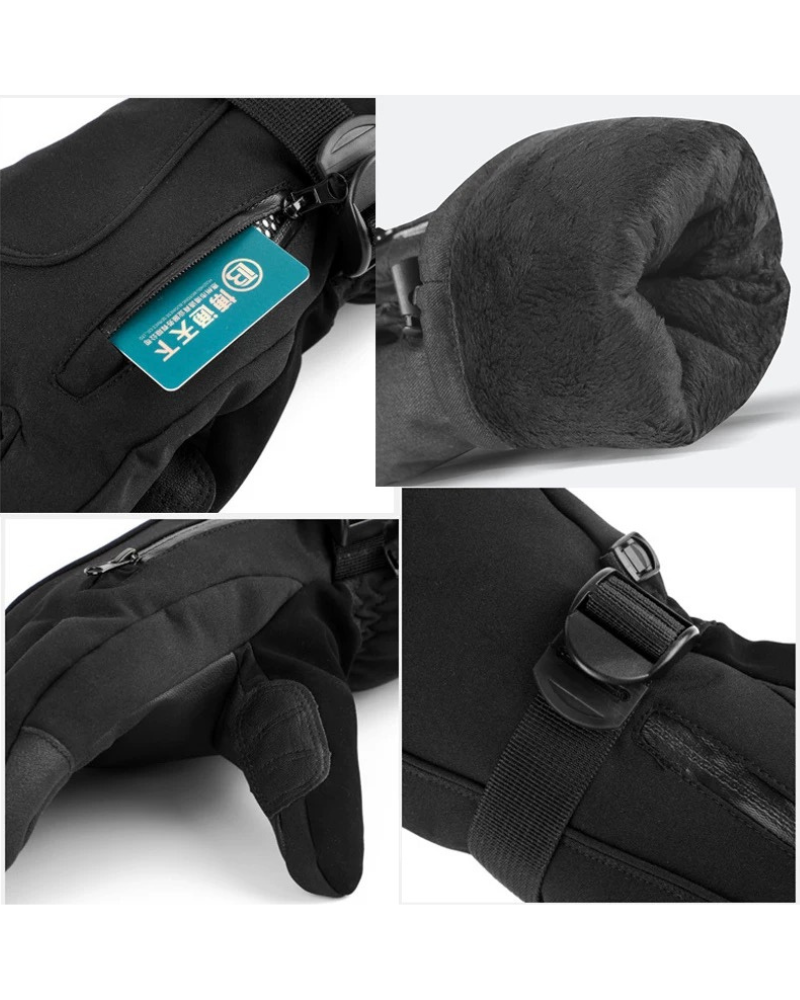Ski Wear Insulated Thick Outdoor Ski Gloves