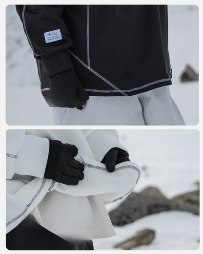 Ski Wear Loose-Fit Fleece-Lined Indoor Ski Sweatshirt -Unisex