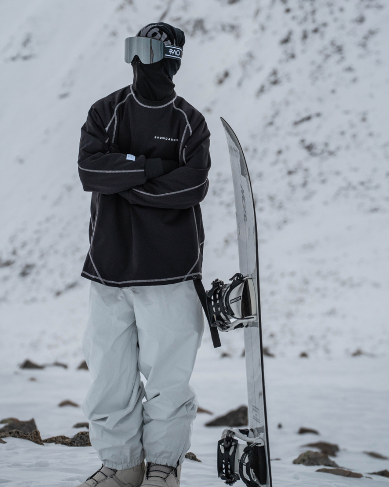 Ski Wear Loose-Fit Fleece-Lined Indoor Ski Sweatshirt -Unisex