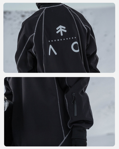 Ski Wear Loose-Fit Fleece-Lined Indoor Ski Sweatshirt -Unisex