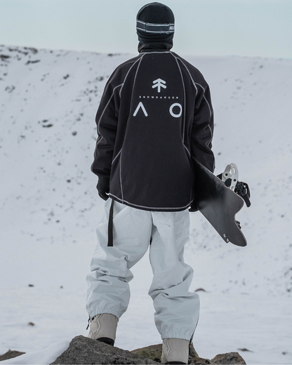 Ski Wear Loose-Fit Fleece-Lined Indoor Ski Sweatshirt -Unisex