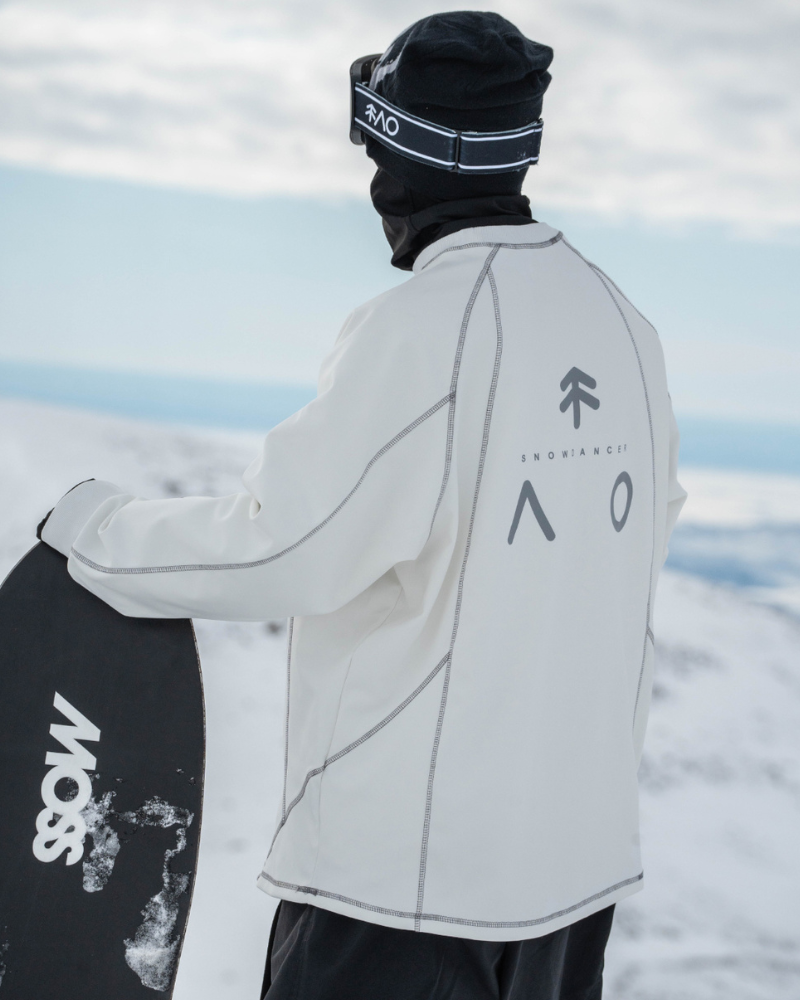 Ski Wear Loose-Fit Fleece-Lined Indoor Ski Sweatshirt -Unisex