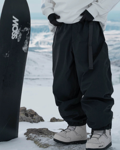 Ski Wear Loose Fit Fleece-Lined Snowboard Pants -Unisex