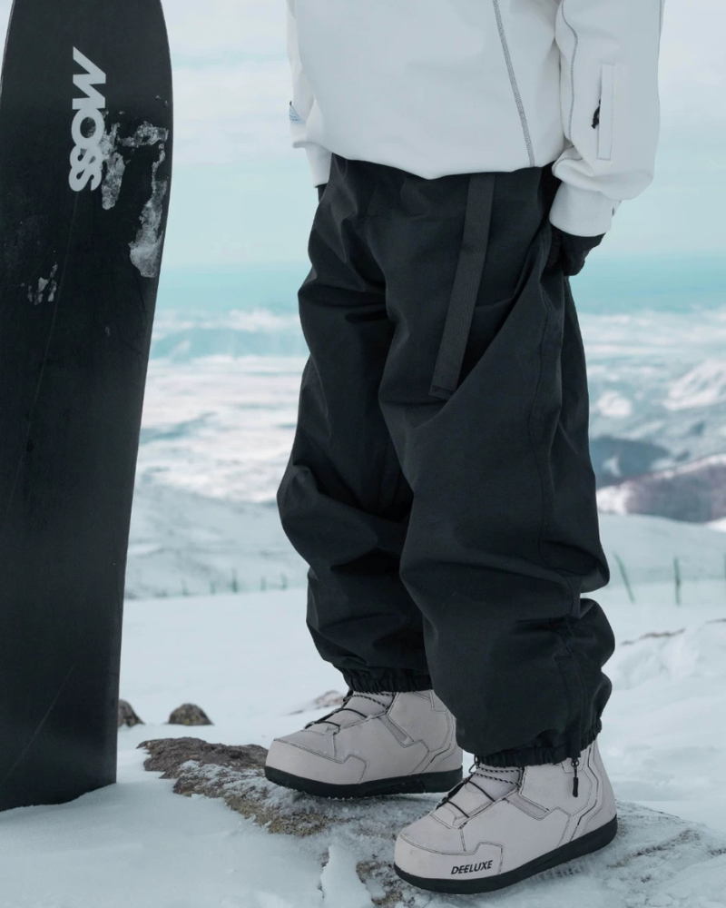 Ski Wear Loose Fit Fleece-Lined Snowboard Pants -Unisex