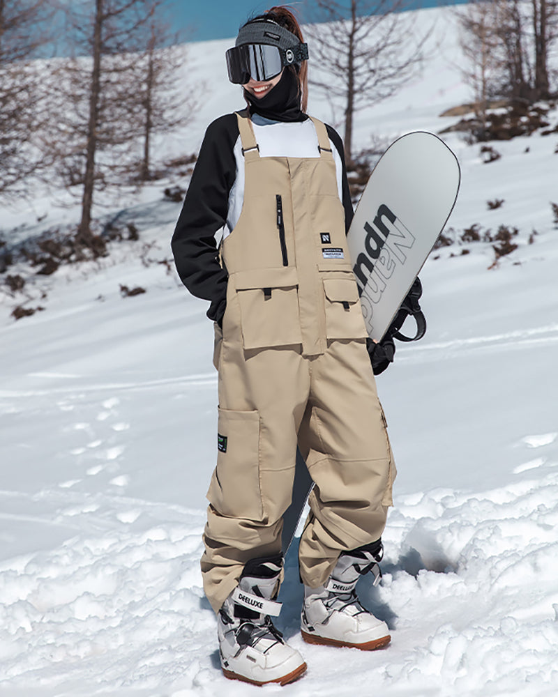 Ski Wear Snowboard Gear Waterproof Snow Bibs