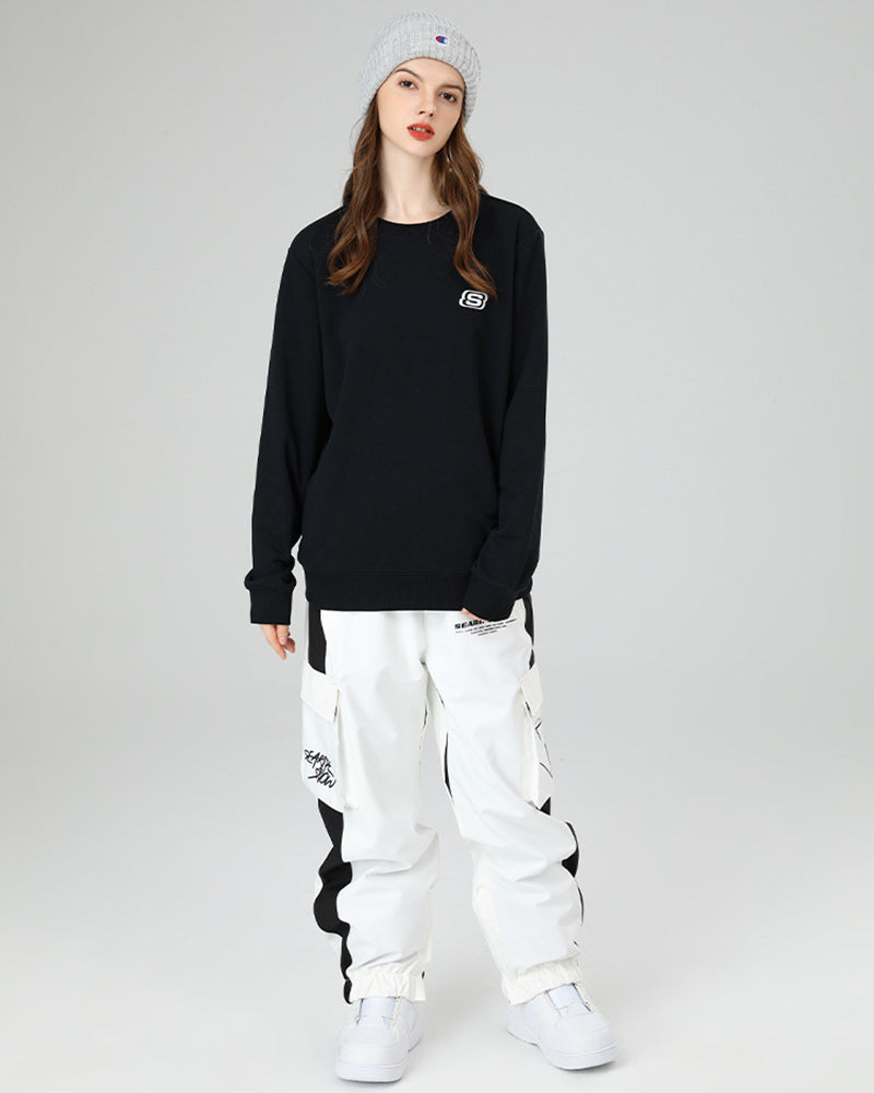 Ski Wear Neon Reflective Cargo Snow Pants -Unisex