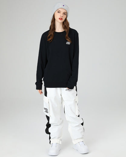 Ski Wear Neon Reflective Cargo Snow Pants -Unisex