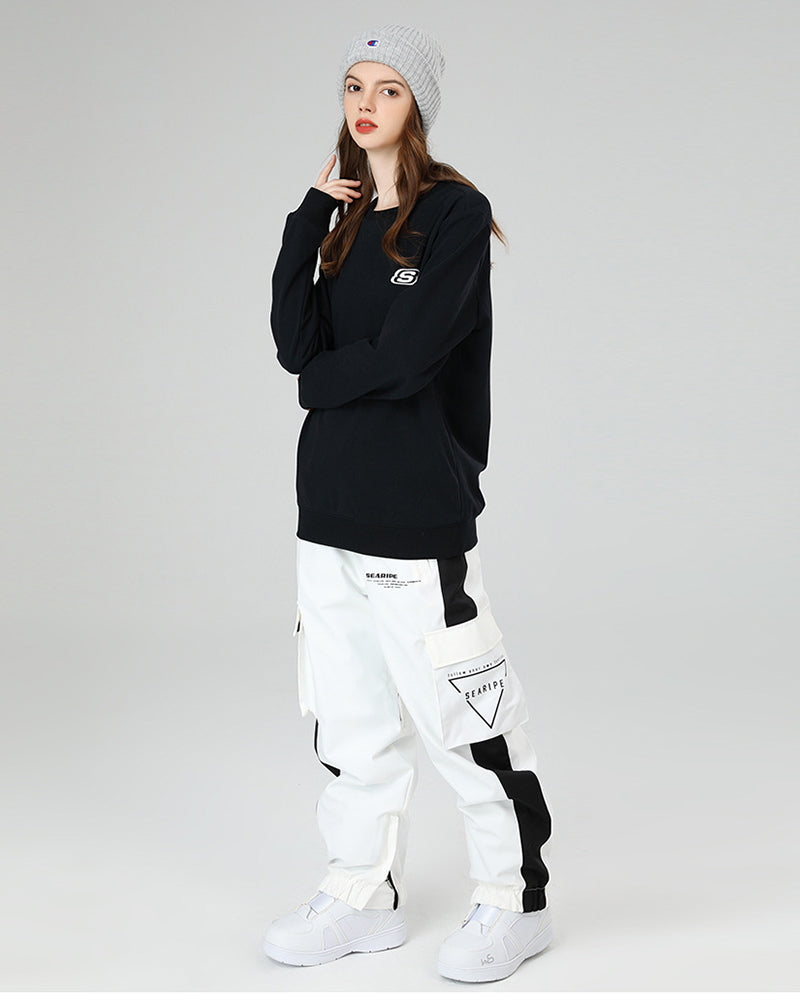 Ski Wear Neon Reflective Cargo Snow Pants -Unisex