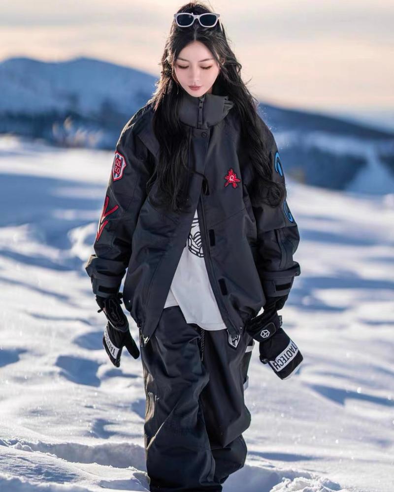 Ski Wear Night Warrior 3L Fleece Ski Suit - Unisex (Single Unit Available)