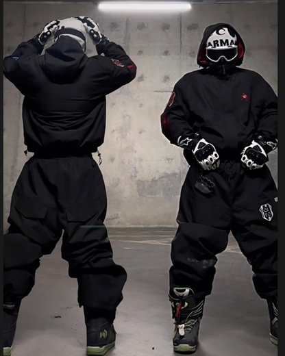 Ski Wear Night Warrior 3L Fleece Ski Suit - Unisex (Single Unit Available)