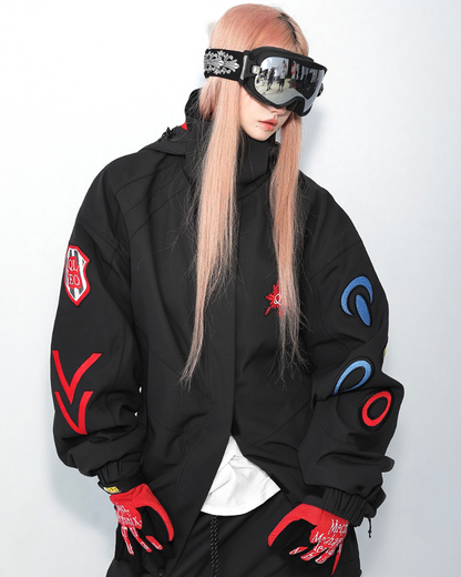 Ski Wear Night Warrior 3L Fleece Ski Suit - Unisex (Single Unit Available)