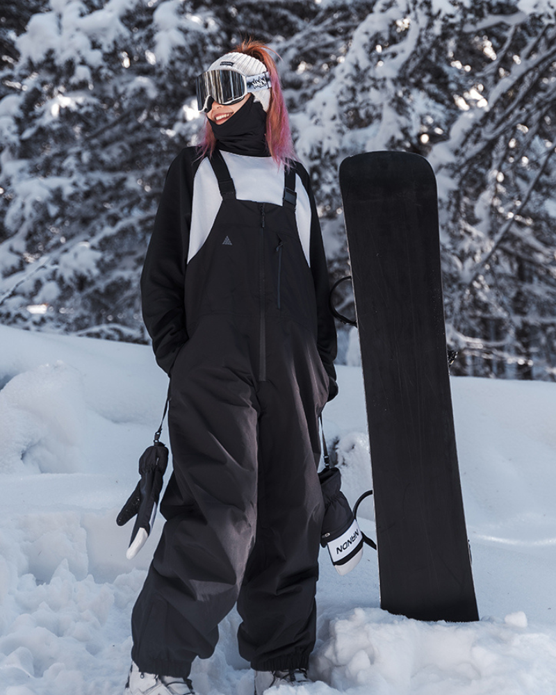 Ski Wear Snowboarding 3L Waterproof Ski Bibs -Unisex