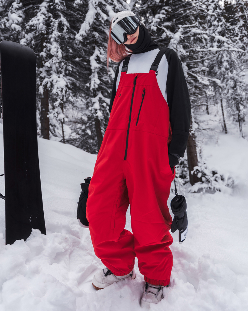 Ski Wear Snowboarding 3L Waterproof Ski Bibs -Unisex