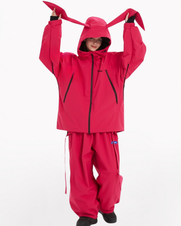 Ski Wear Outdoor 3L Double Wear Unisex Snow Suit