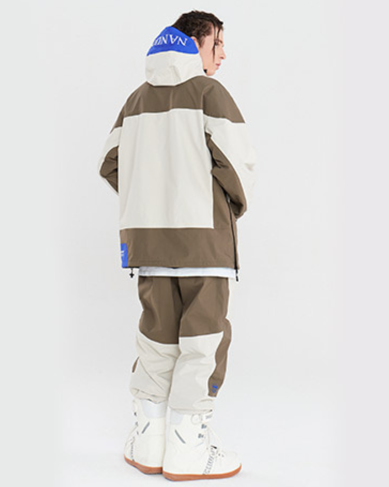 Ski Wear Snowboarding Patchwork Snow Suit -Unisex
