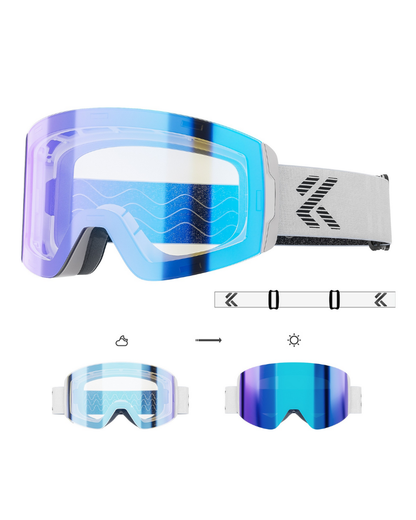 Ski Wear Outdoor Photochromic Magnetic Ski Goggles