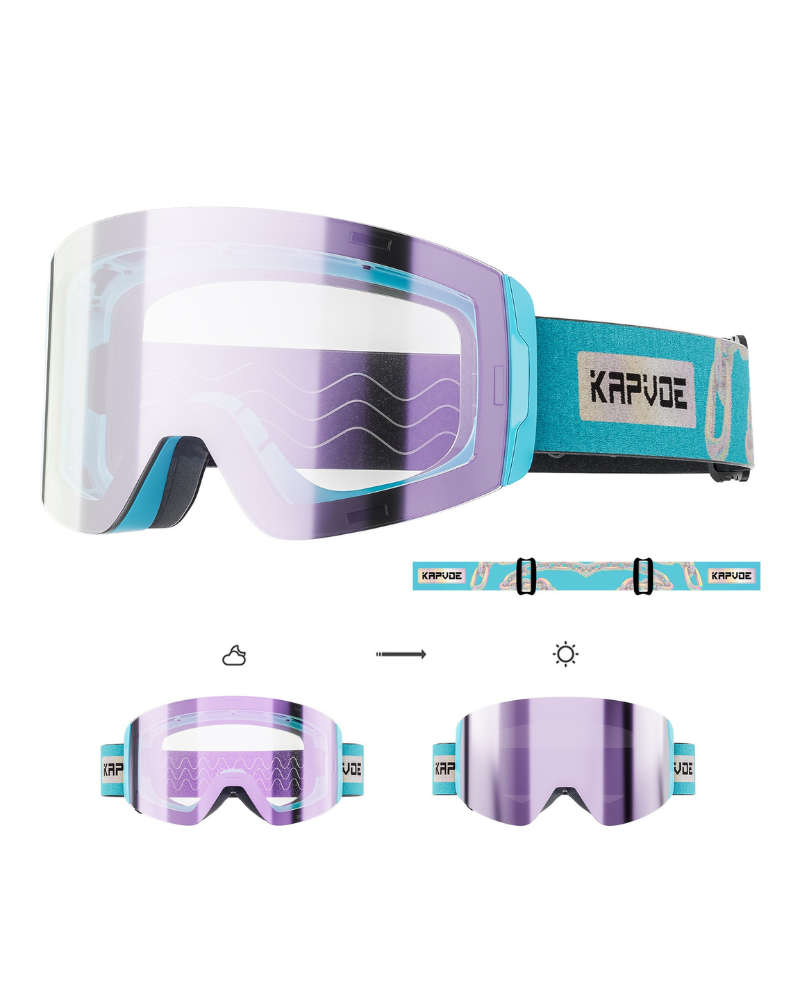 Ski Wear Outdoor Photochromic Magnetic Ski Goggles