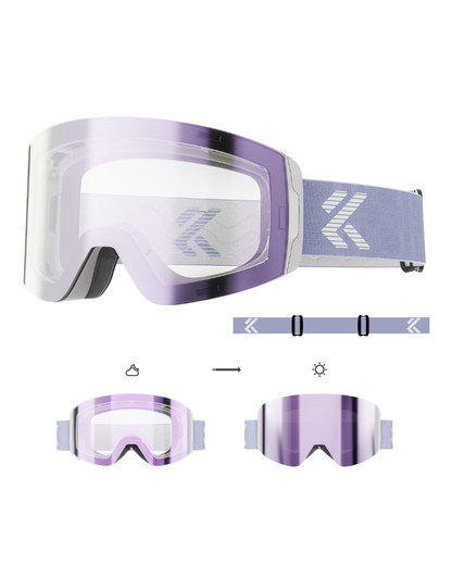 Ski Wear Outdoor Photochromic Magnetic Ski Goggles