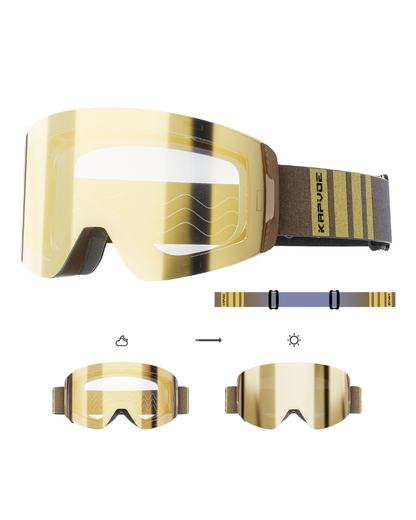 Ski Wear Outdoor Photochromic Magnetic Ski Goggles