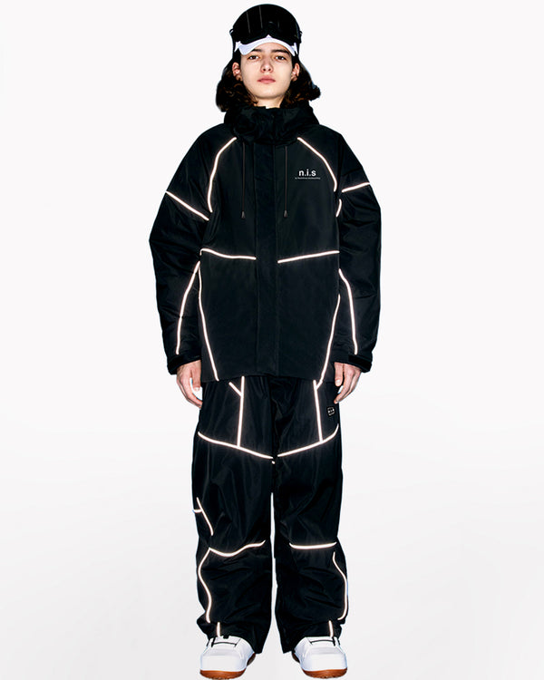 Ski Wear Outdoor Reflective Snow Suit