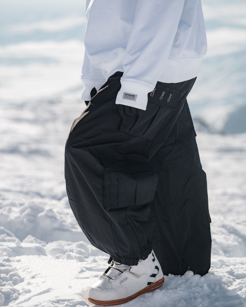 Ski Wear Snow Outfits Unisex Baggy Cargo Snow Pants