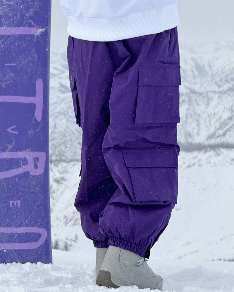 Ski Wear Snow Outfits Baggy Cargo Snow Pants - Unisex